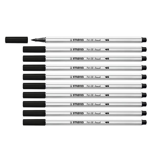 STABILO Pen 68 Brush - Penna con punta …